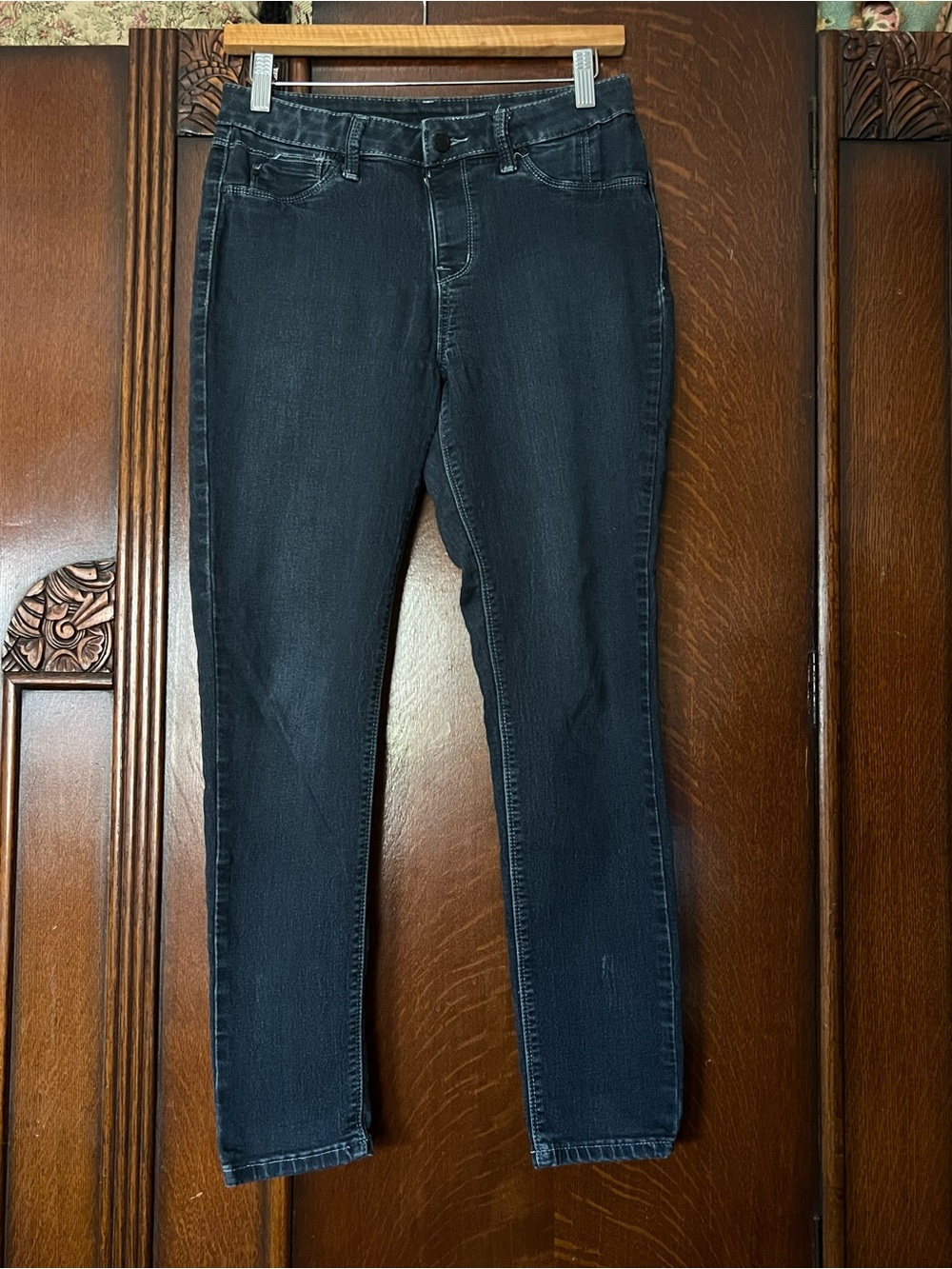 Laurie Felt Dark Wash Pull Up Women's Jeans w/ Stretch Size S